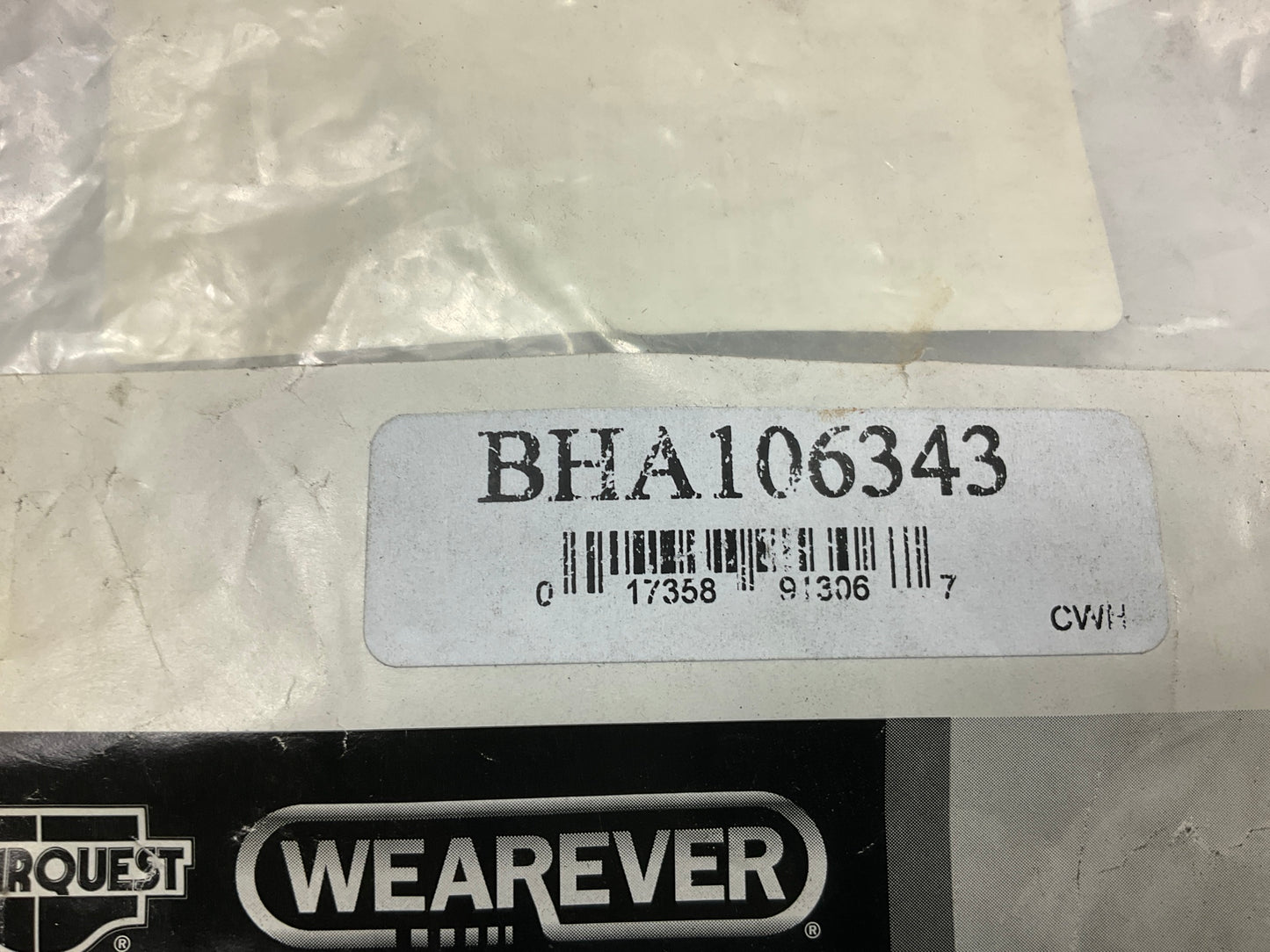 Wearever BHA106343 Front Left Drivers Side Brake Hose