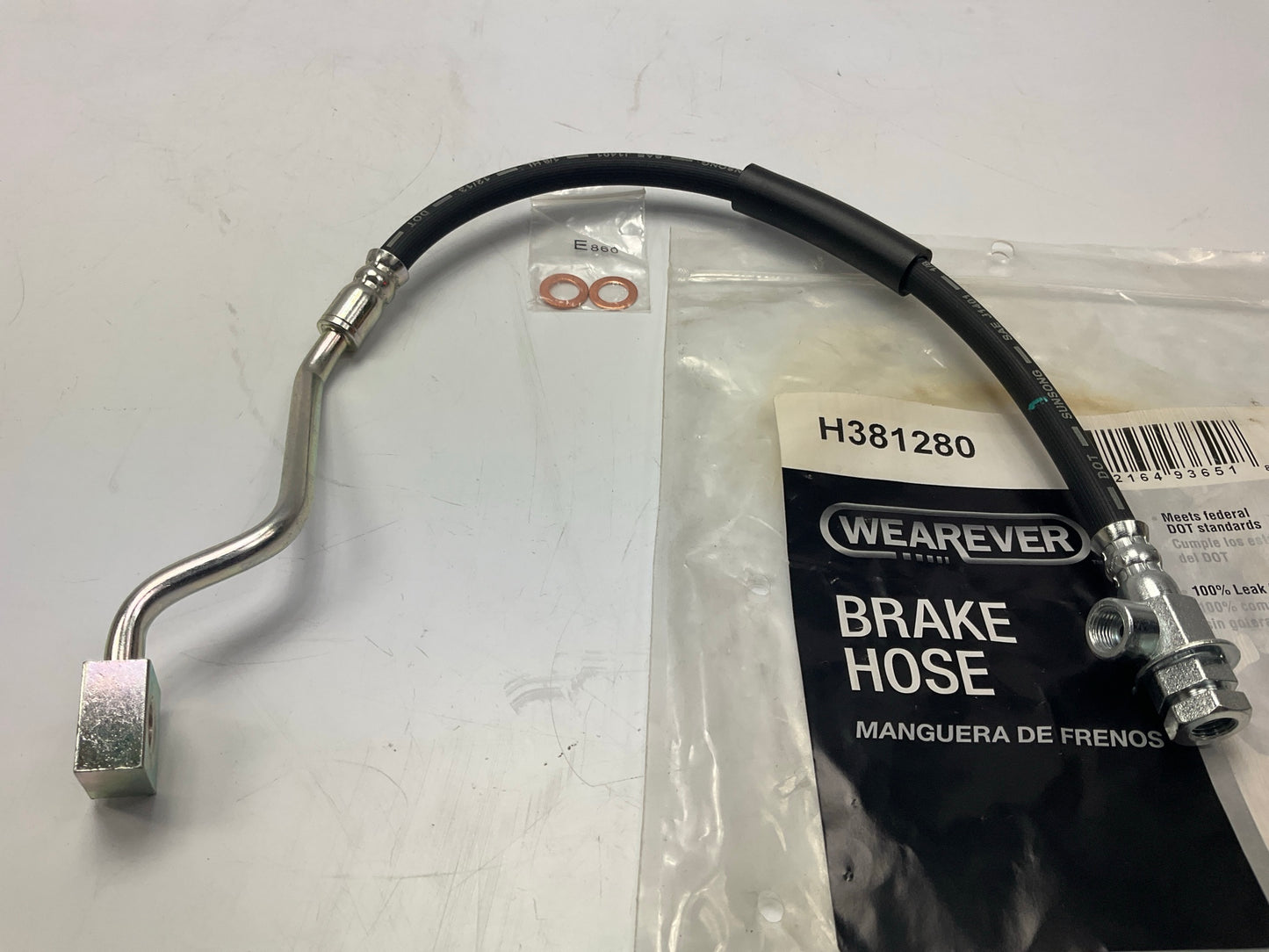 Wearever H381280 Front Left Brake Hose For 1999-2001 Ford F-250, 1999-2004 F-350