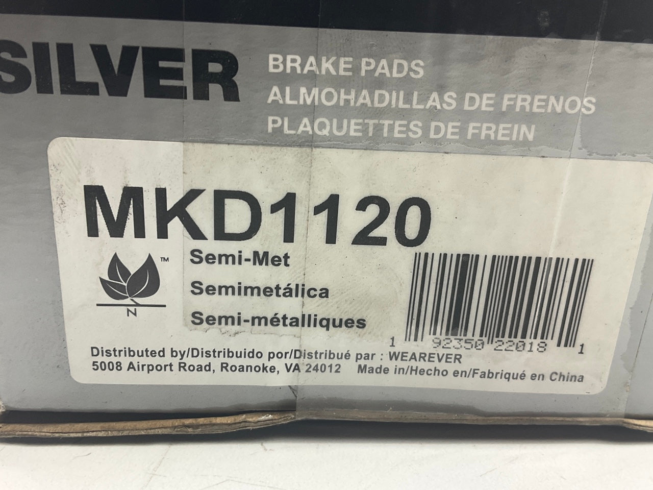 Wearever MKD1120 Rear Semi-Metallic Disc Brake Pads