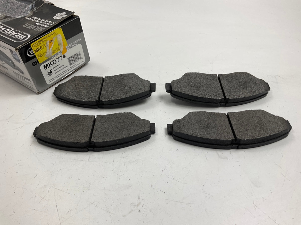 Wearever MKD774 Front Semi-Metallic Disc Brake Pads For 1998-2002 Kia Sportage
