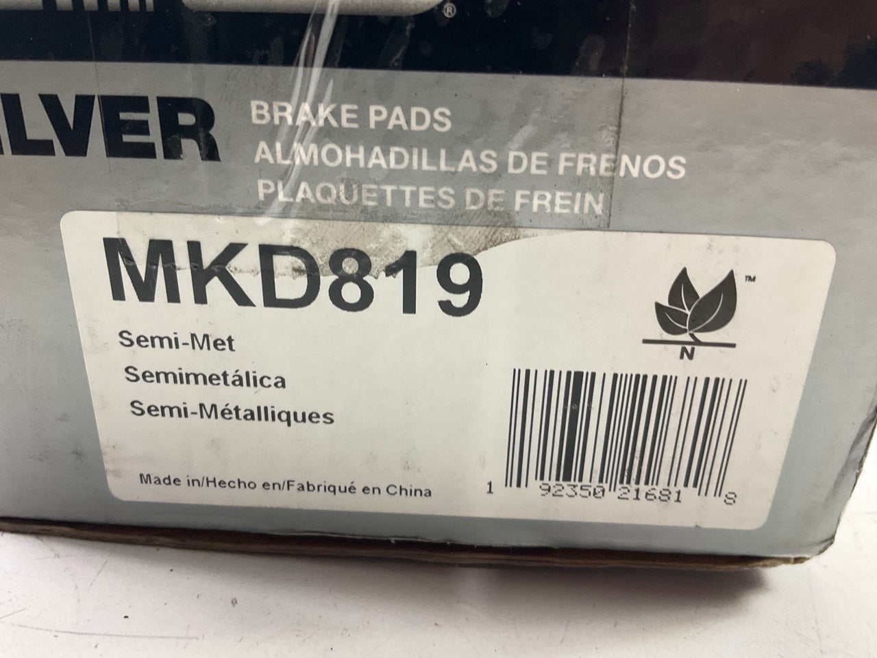 Wearever MKD819 Front Semi-Metallic Disc Brake Pads