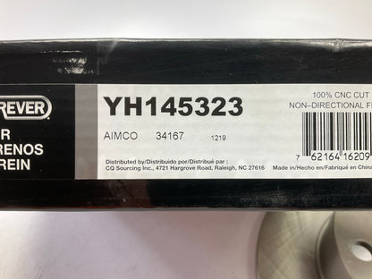 Wearever YH145323 Rear Brake Rotor 96-02 Audi A4 Quattro 00-05 Volkswagen Passat