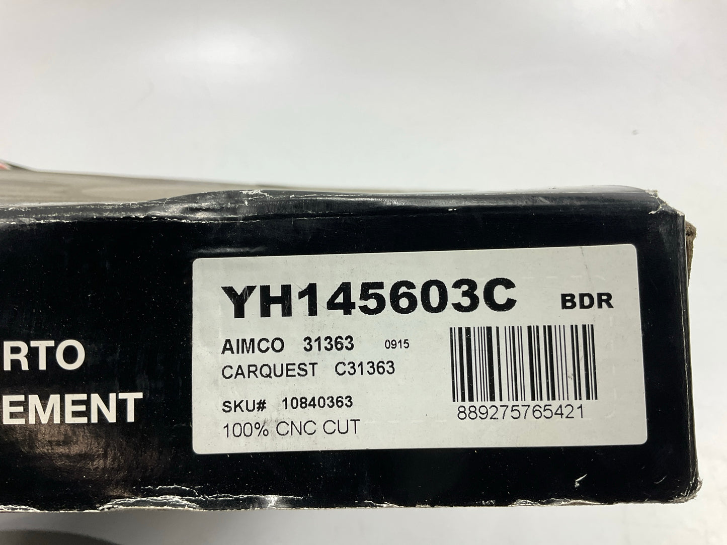 Wearever YH145603C Coated Front Disc Brake Rotor