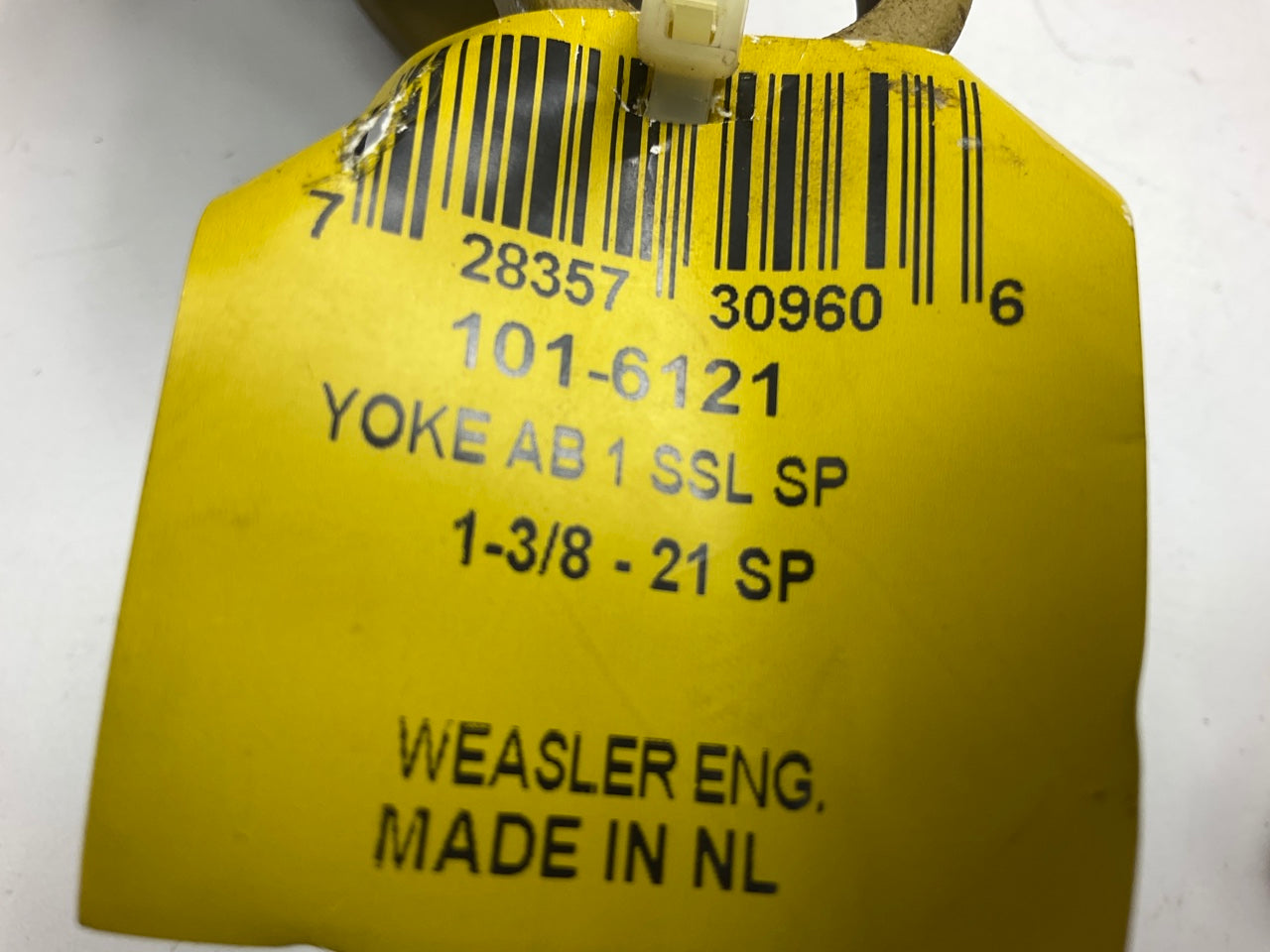 Weasler 101-6121 Tractor Safety Slide Lock Yoke - 1-3/8'' X 21 Spline, 1 Series