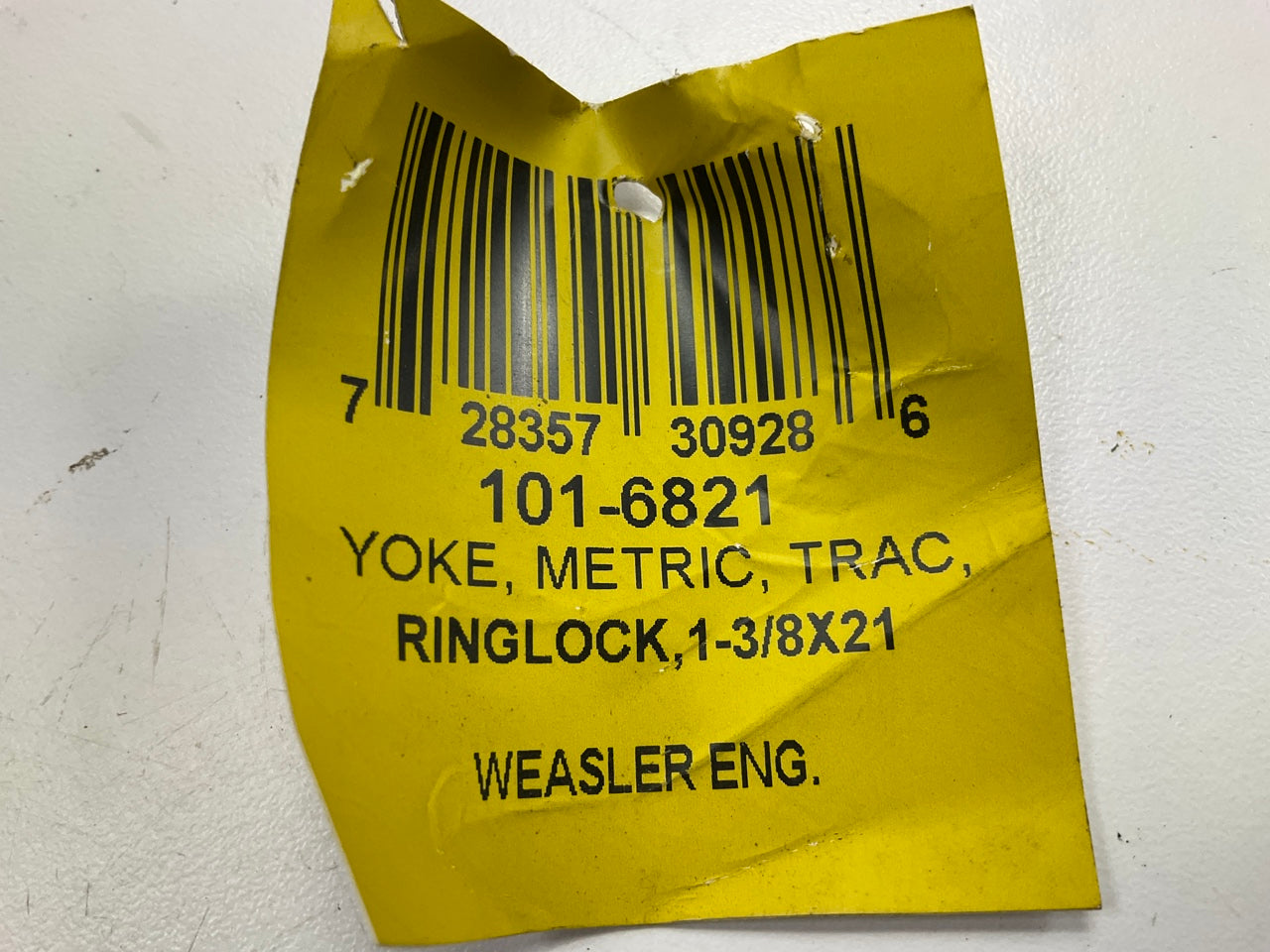 Weasler Eng 101-6821 Safety Slide Lock Yoke, 8 Series, 1-3/8'' X 21 Spline