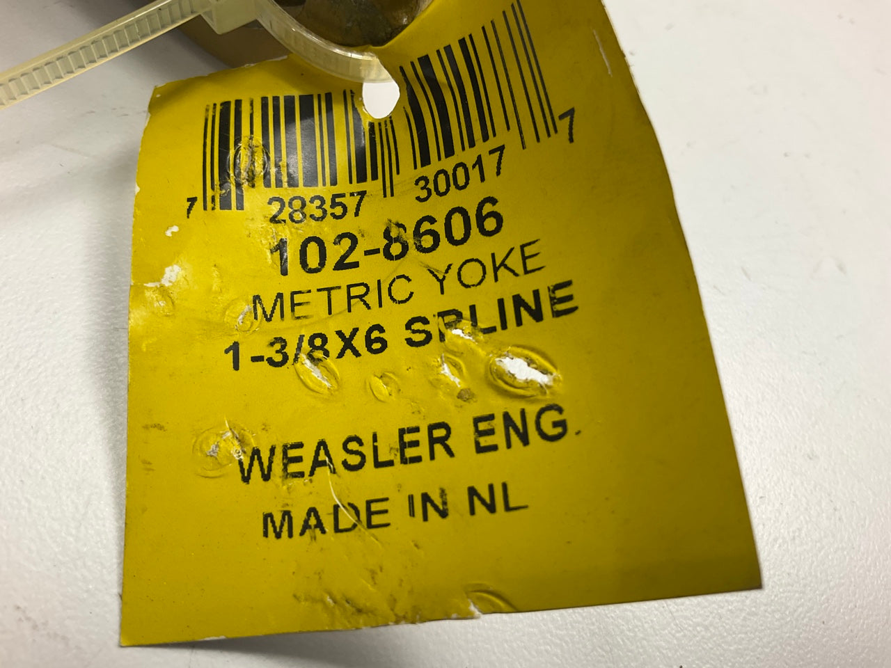 Weasler 102-8606 Tractor Quick Disconnect Yoke, 1-3/8'' 6 Spline, 220/720 Series