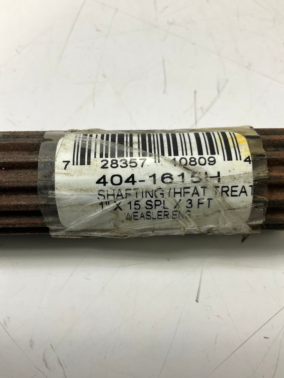 Weasler Eng 404-1615H North American Shaft, 1'' × 15 Splin (Induction Hardened)