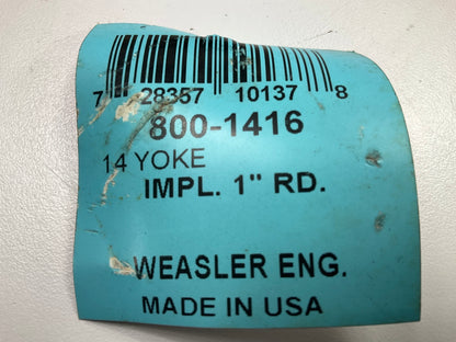 Weasler 800-1416 1'' Round Bore 1/4'' Keyway & Set Screw Implement Yoke 14N Series