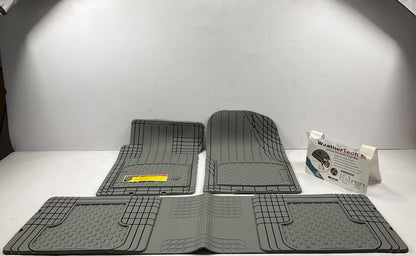 TRIM-TO-FIT 11AVMOTHSG Gray 3-piece Rubber Floor Liner Car Mats Set, 3 Pcs