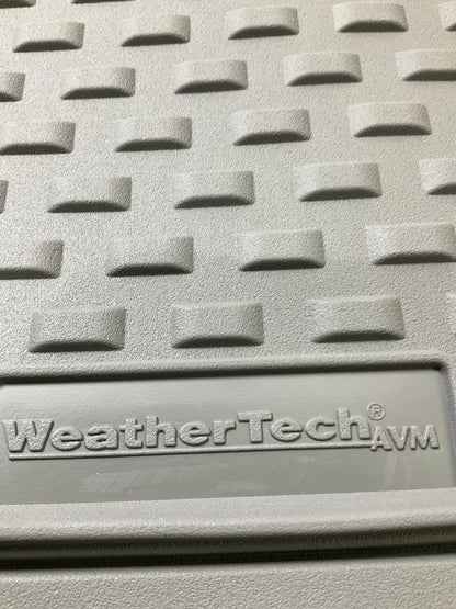 UNIVERSAL FIT - 11AVMSG Trim-To-Fit GRAY Rubber Floor Liner Mats 4-Piece