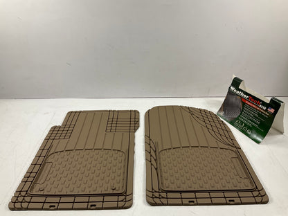 DIRECT FIT - 11AVMST Tan Cut-To-Fit Rubber Floor Liner Mats - 4 Piece Set