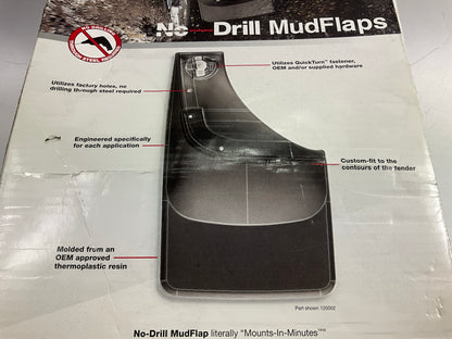 NEW - DIRECT FIT 120055 Rear Splash Guards / Mud Flaps 2016-2023 Toyota Tacoma