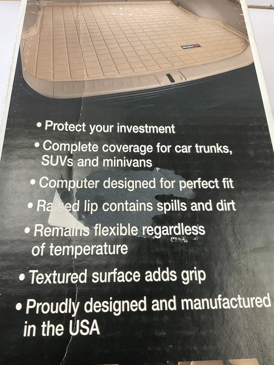 DIRECT FIT 40442 REAR CARGO Floor Liner Rubber Mat 2010-2017 GM Terrain Equinox