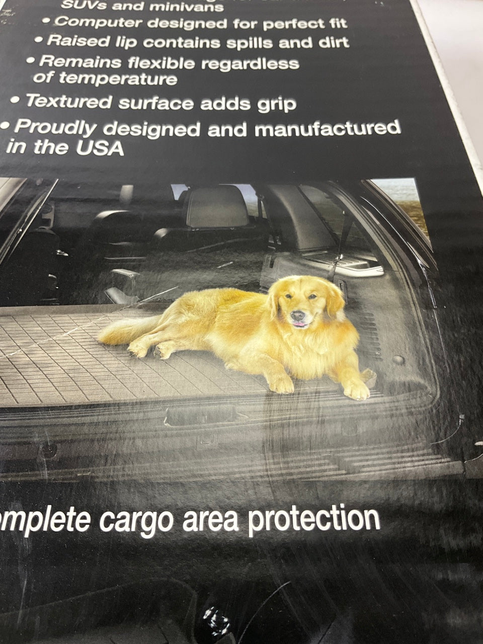 DIRECT FIT - 40656 Cargo Trunk Liner Mat For 2014-2020 Jeep Cherokee - BLACK