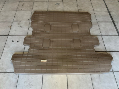 DIRECT FIT 41356 Rear Tan Rubber Cargo Liner Trunk Mat - 2008-2021 Land Cruiser
