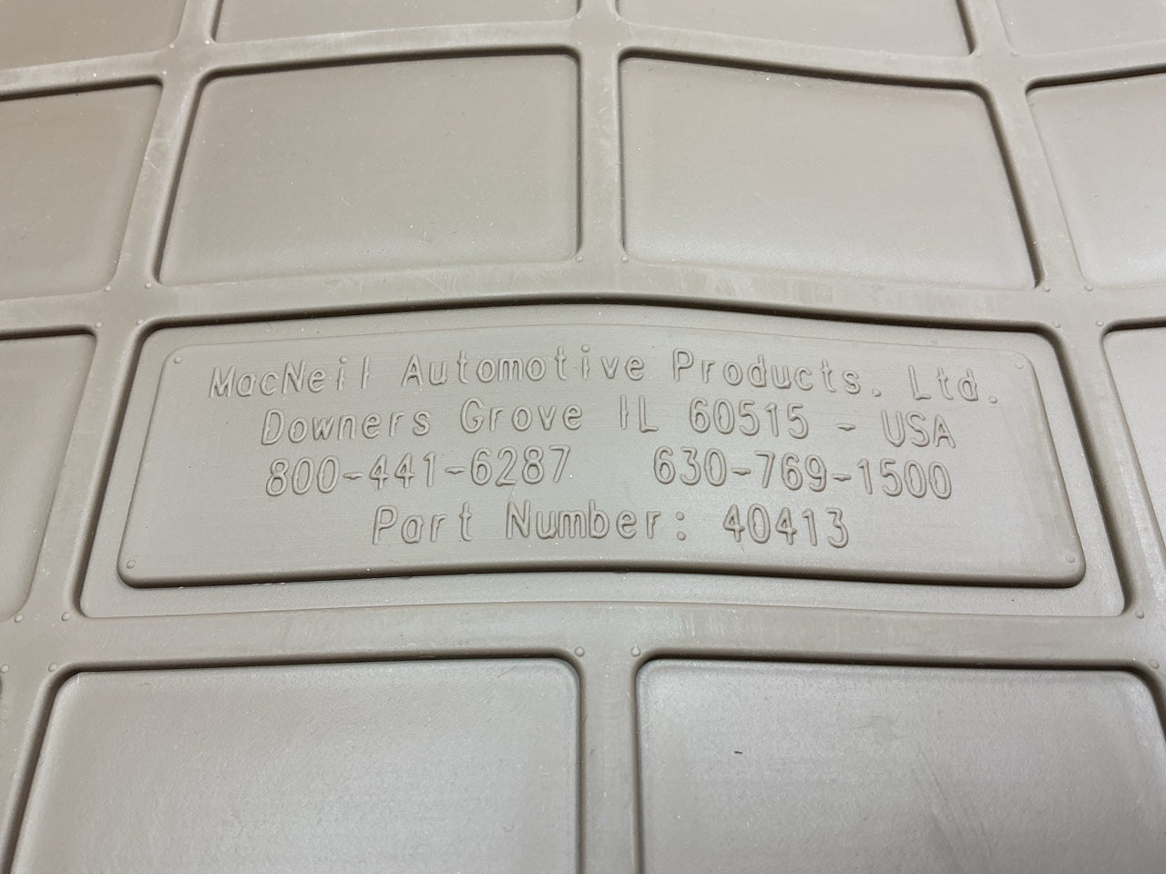 DIRECT FIT 41413 Tan Cargo Liner Trunk Mat For 2006-2010 Ford Explorer 3-Row
