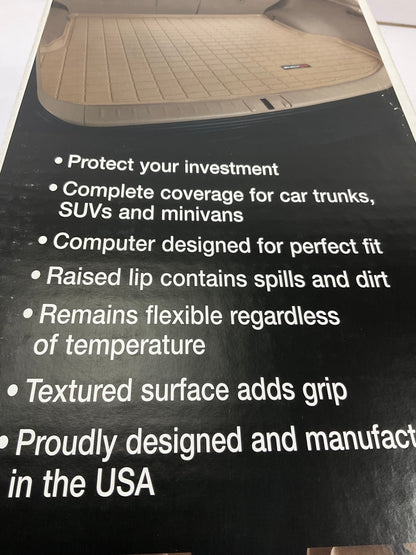 DIRECT FIT 41678 Cargo Trunk Liner Mat 2015-2020 Suburban, Yukon XL, ESV - TAN