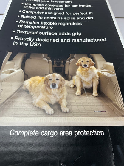 DIRECT FIT 41710 Cargo Utility Trunk Liner Rubber Mat TAN - 15-20 Tahoe Yukon