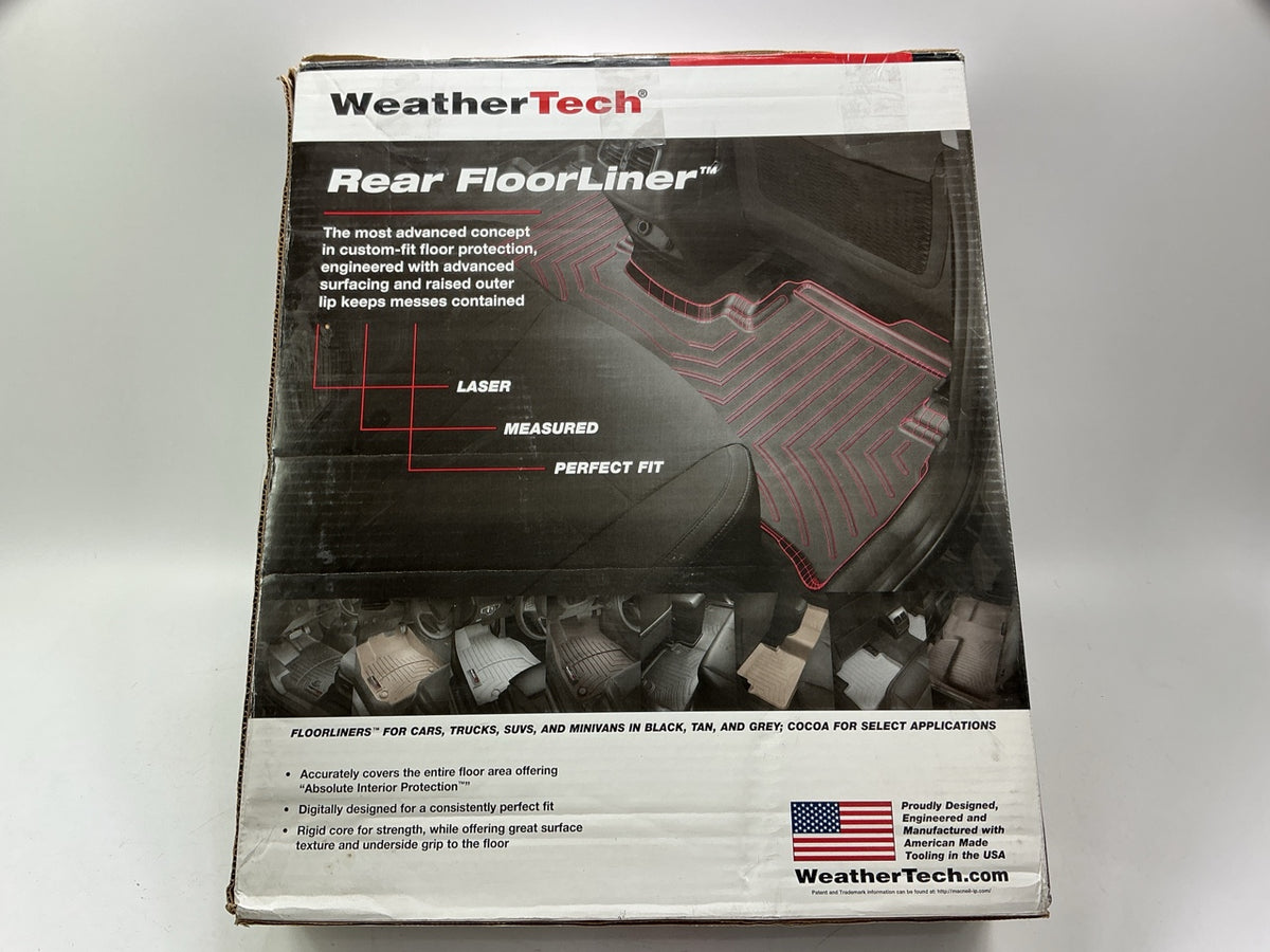 DIRECT FIT - 440662 Rear 2nd Row Rubber Floor Liner Protector Mat