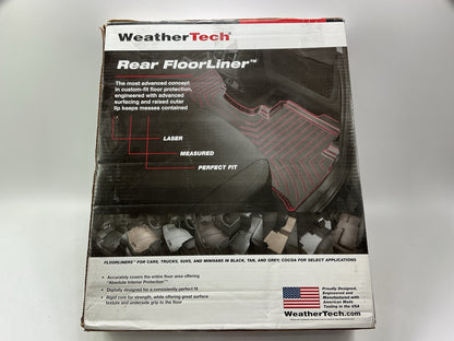 DIRECT FIT - 440662 Rear 2nd Row Rubber Floor Liner Protector Mat
