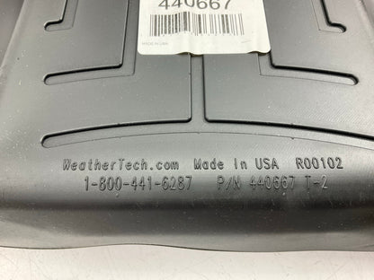 DIRECT FIT - 440667 Rear Rubber 2nd Row Center Aisle Floor Liner Protector Mat