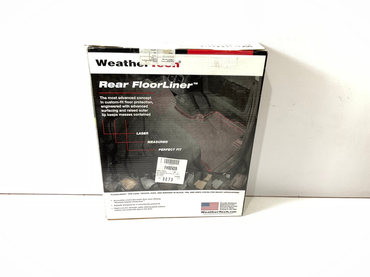 DIRECT FIT 4411762 Rear Second Row Floor Liner Mat 18-24 Equinox, 18-24 Terrain