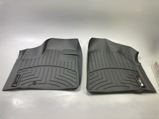 DIRECT FIT - 441411 Front Rubber Floor Liner Mats, Black For 08-12 Grand Caravan