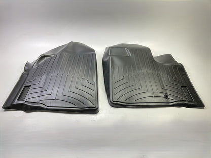 DIRECT FIT - 441411 Front Rubber Floor Liner Mats, Black For 08-12 Grand Caravan