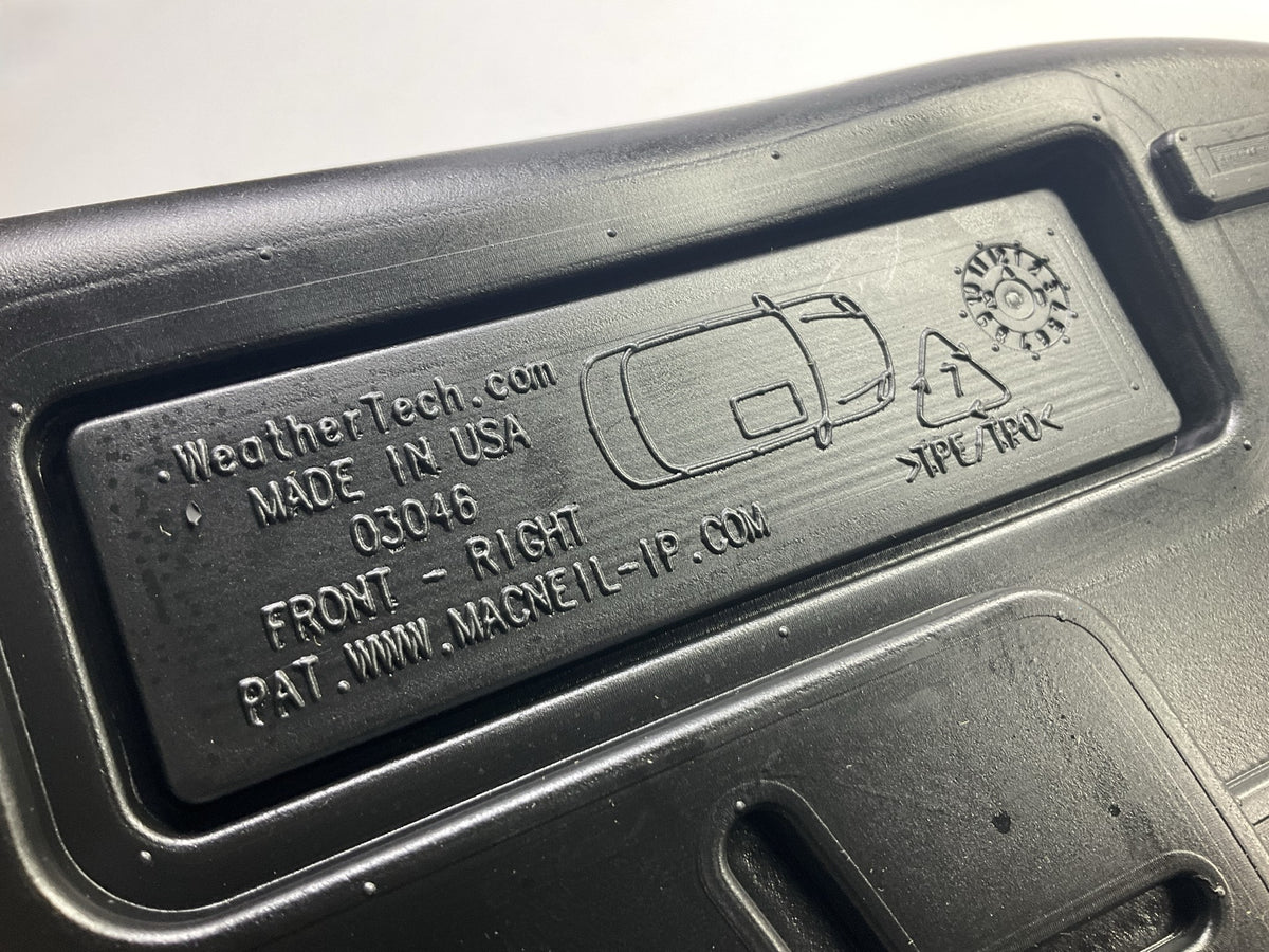 DIRECT FIT - 4415631 Front Rubber Floor Liner Mats - 2020-2024 VW Tiguan