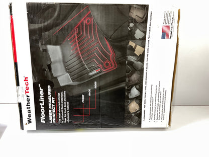 DIRECT FIT - 441793 Rear Second Row Floor Liner Mat - BLACK