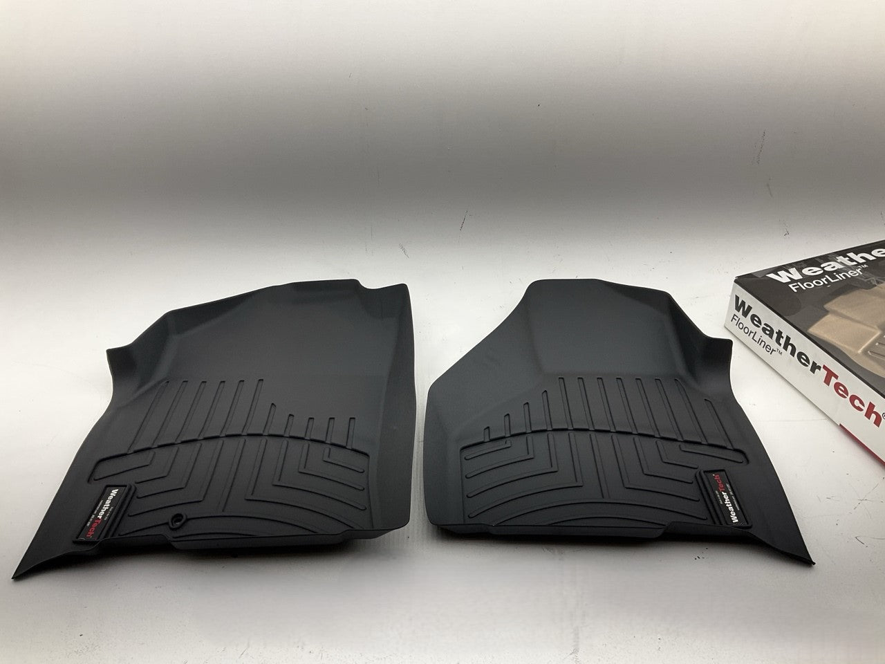 DIRECT FIT 442381 Front Rubber Floor Liner Mats For 2010-2012 Ram 1500 2500 3500