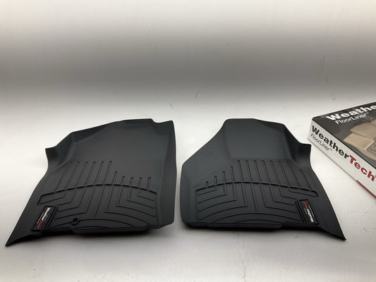 DIRECT FIT 442381 Front Rubber Floor Liner Mats For 2010-2012 Ram 1500 2500 3500