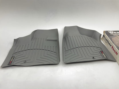 DIRECT FIT 444211 Gray Rubber Floor Liner Mats (Front) For 2011-20 Grand Caravan