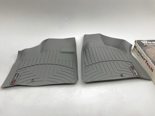 DIRECT FIT 444211 Gray Rubber Floor Liner Mats (Front) For 2011-20 Grand Caravan