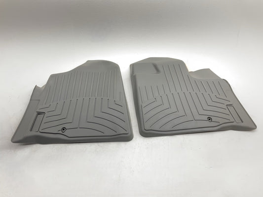 DIRECT FIT 444211 Gray Rubber Floor Liner Mats (Front) For 2011-20 Grand Caravan