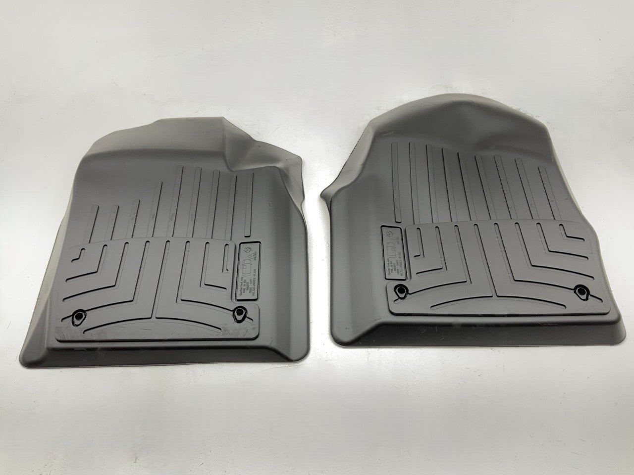 DIRECT FIT 444851 Front Rubber Floor Liner Mats For 2012-2015 Dodge Durango