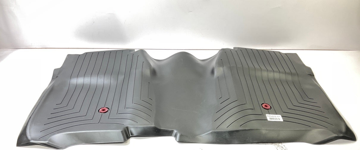 DIRECT FIT - 445422 Rear Second Row Floor Liner Mat - BLACK