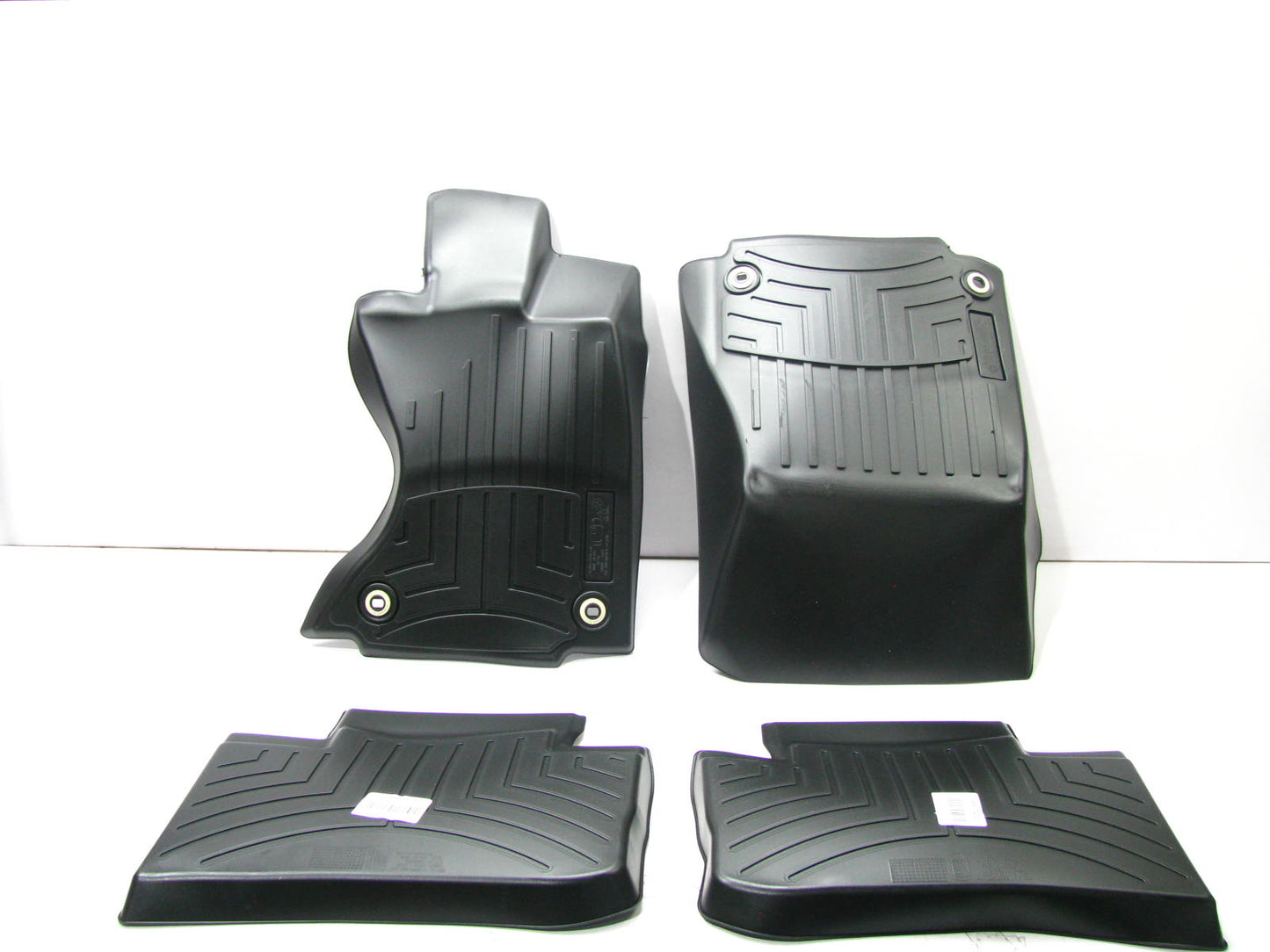 DIRECT FIT - 44575-1-2 Liner Rubber Mats Black For 2014-21 Lexus IS350 AWD
