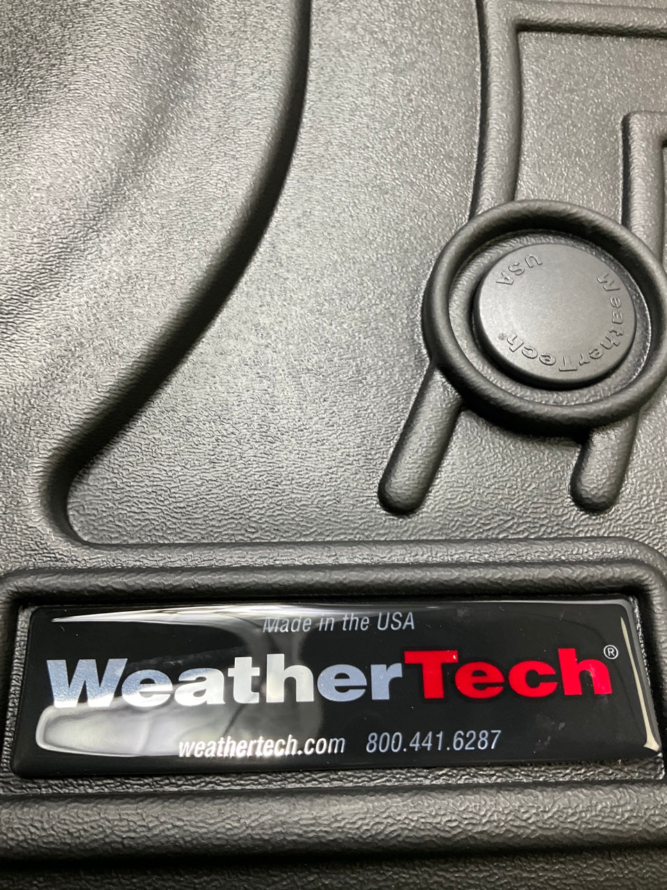 DIRECT FIT - 446071 FRONT Floor Liner Rubber Mats - BLACK
