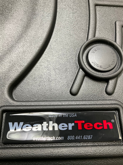 DIRECT FIT - 446071 FRONT Floor Liner Rubber Mats - BLACK