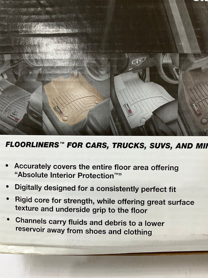 DIRECT FIT - 446071 FRONT Floor Liner Rubber Mats - BLACK