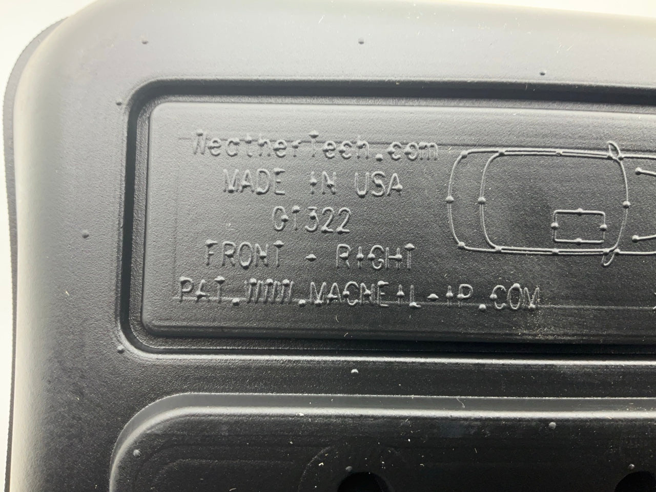 DIRECT FIT 446661 Front Rubber Floor Liner Mats For 2015-2019 Hyundai Sonata