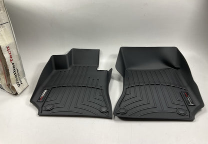 SMALL DENT - SEE PHOTOS - Direct Fit 446811 Front Rubber Liner Floor Mats, Black