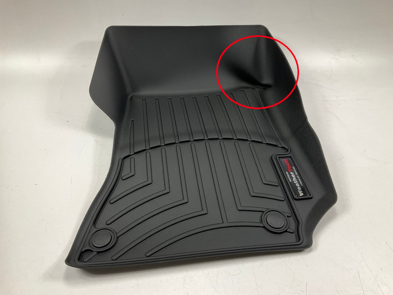 SMALL DENT - SEE PHOTOS - Direct Fit 446811 Front Rubber Liner Floor Mats, Black