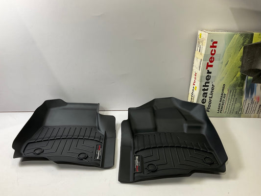 DIRECT FIT - 446971 FRONT Floor Liner Rubber Mats For 2015-2025 Ford F-150 BLACK