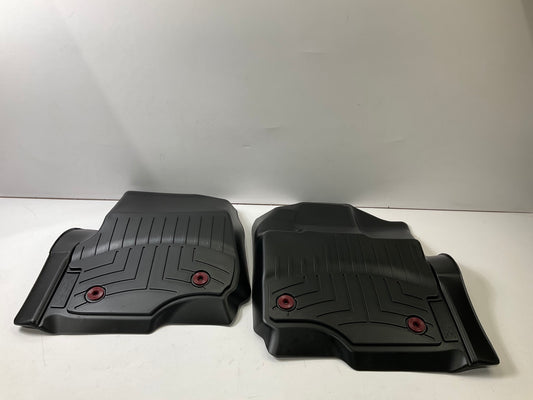 DIRECT FIT - 446971 FRONT Floor Liner Rubber Mats For 2015-2025 Ford F-150 BLACK