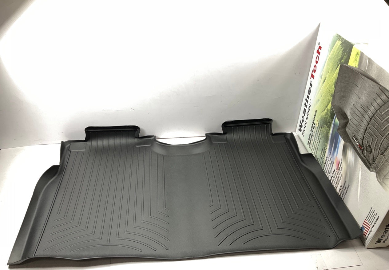DIRECT FIT - 446972  2nd Row Rear Rubber Floor Liner Mat Black - 2015-2024 F-150