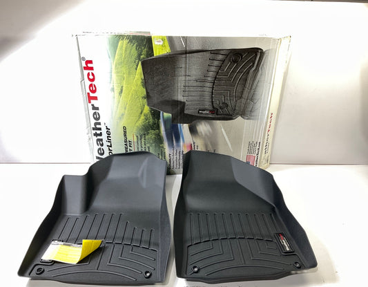 DIRECT FIT 448331 FRONT Floor Liner Rubber Mats For 2014-2021 Cherokee BLACK