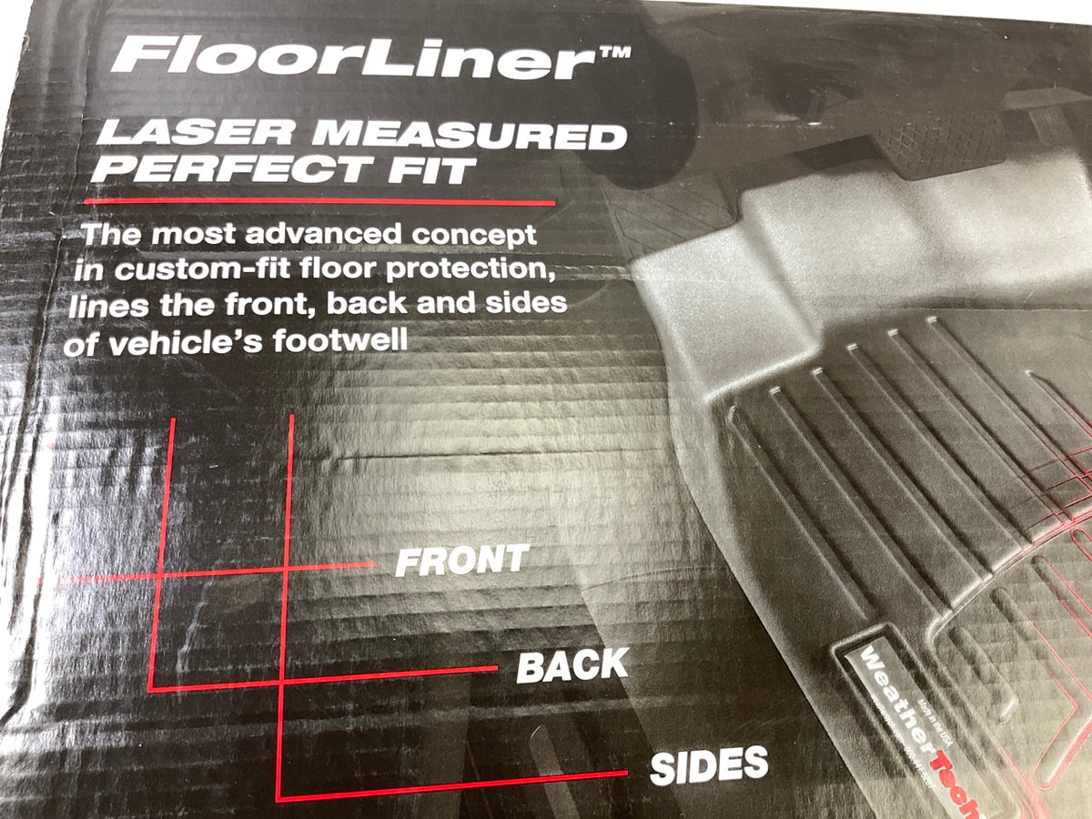 DIRECT FIT 448331 FRONT Floor Liner Rubber Mats For 2014-2021 Cherokee BLACK
