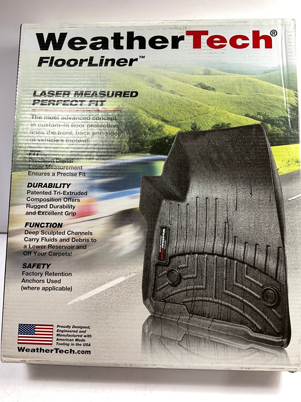 DIRECT FIT - 460668 3rd Row Floor Liner Mat 2007-2013 GM SUV W/ REAR Row Bench
